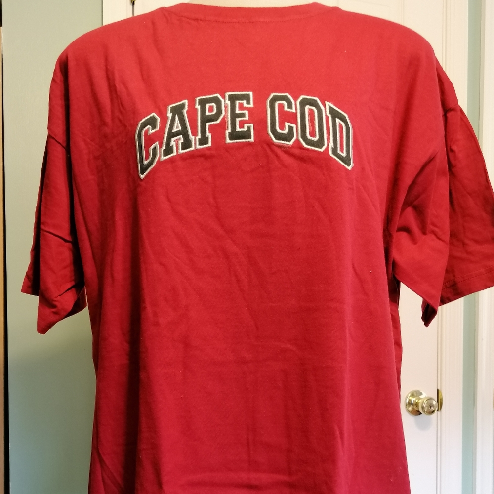 Life Athletic Apparel, "Cape Cod" Tee, Red Sz L